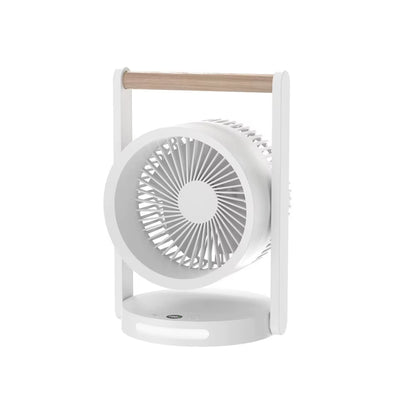 New Portable Portable Portable Fan Bedroom Lighting Large Wind Power Fan USB Home Desktop Small Table Fan Electric Fan