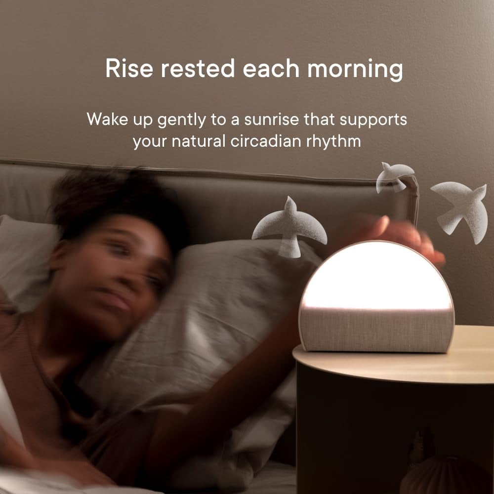 Restore 2 Sunrise Alarm Clock, Sound Machine, Smart Light (Latte) ー Your Smart Sleep Clock, White Noise, Customizable Sleep Routines for Adults, Unwind Gently, Dimmable Clock, Wake up Energized