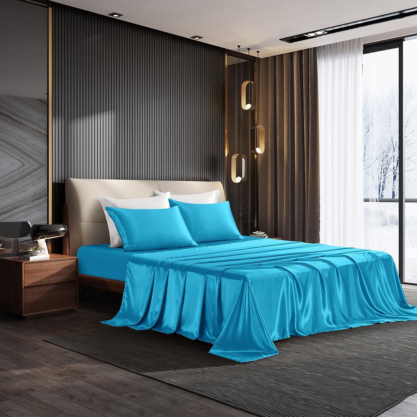  Satin Cooling Sheets 