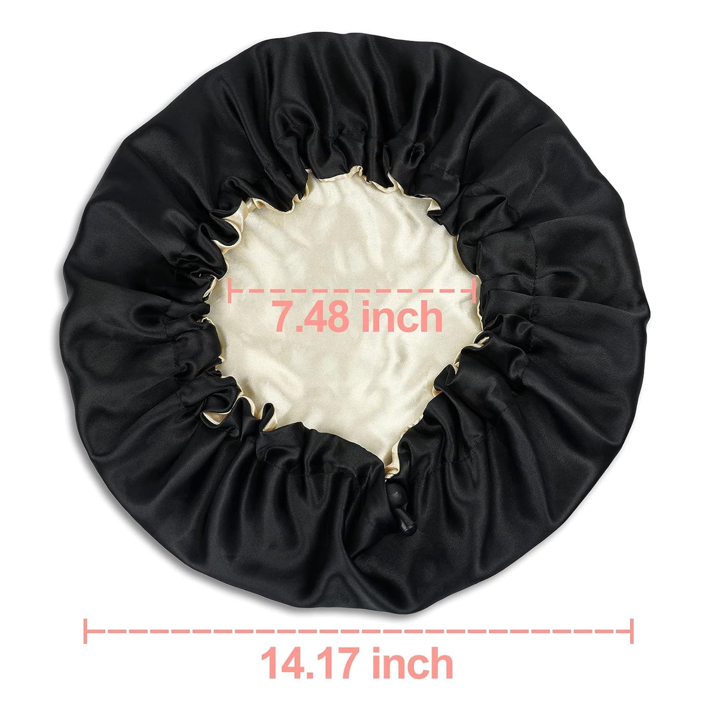 Double sided Satin Sleep Cap