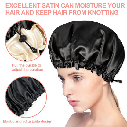 Double sided Satin Sleep Cap