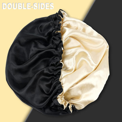 Double sided Satin Sleep Cap